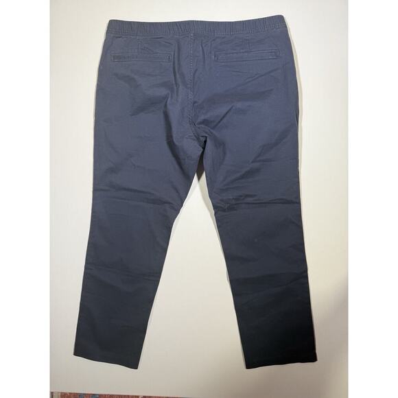 Amazon Aware Casual Men's Elasticated Waist Chino Pant Size XL / 28 Navy Blue - Picture 9 of 14